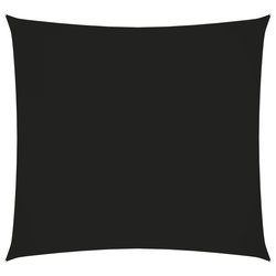 Sonnensegel Oxford-Gewebe Quadratisch 6x6 m Schwarz
