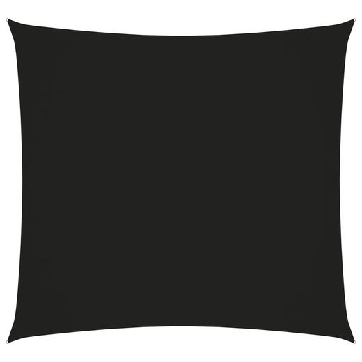 Sonnensegel Oxford-Gewebe Quadratisch 7x7 m Schwarz