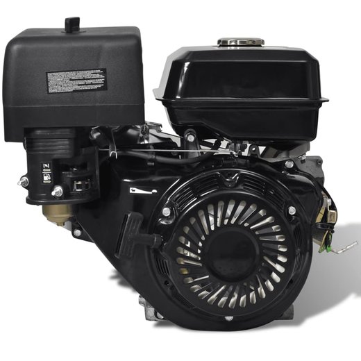 Benzinmotor mit Elektrostart 15 PS 11 kW Schwarz