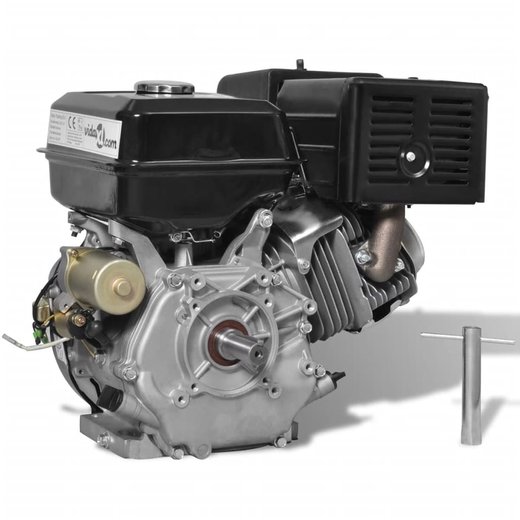 Benzinmotor mit Elektrostart 15 PS 11 kW Schwarz