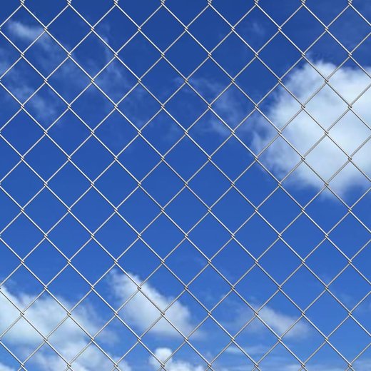 Maschendrahtzaun mit Pfosten Erdanker Verzinkter Stahl 151 m