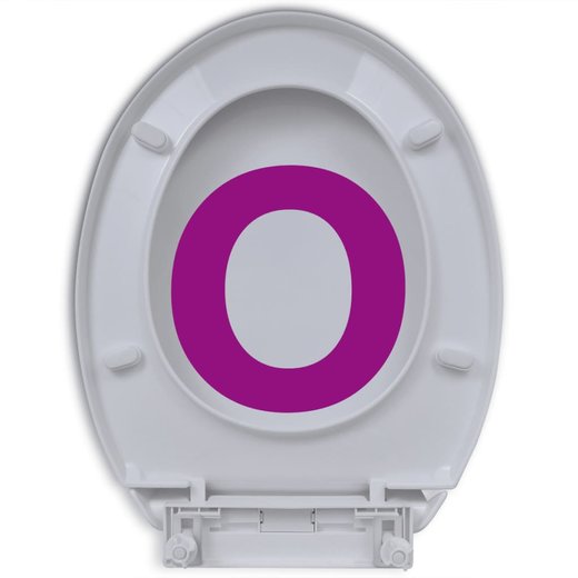 Toilettensitz mit Absenkautomatik Oval Wei