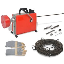 Rohrreinigungsmaschine 250W 15mx16mm / 4,5mx9,5mm