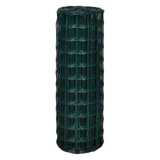 Eurozaun Stahl 25 x 1,7 m Grn