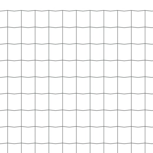 Eurozaun Stahl 10 x 1,5 m Grau