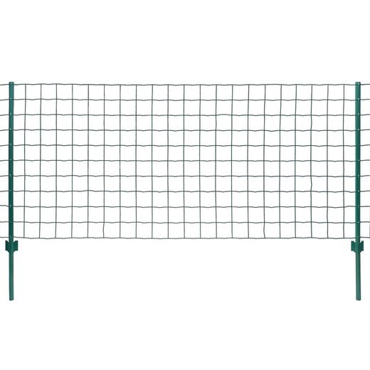 Metallzaun Stahl 20 x 0,8 m Grn