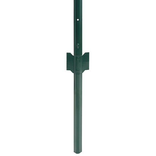Metallzaun Stahl 20 x 1,5 m Grn