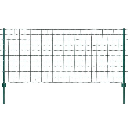 Metallzaun Stahl 20 x 1 m Grn