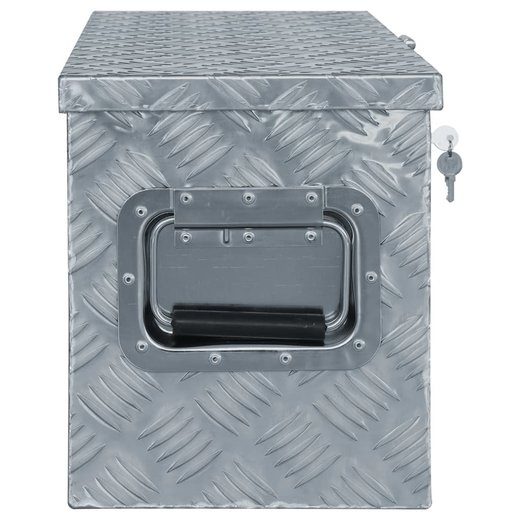 Aluminiumkiste 803035 cm Silbern