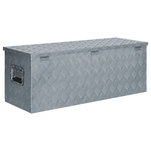 Aluminiumkiste 110,538,540 cm Silbern