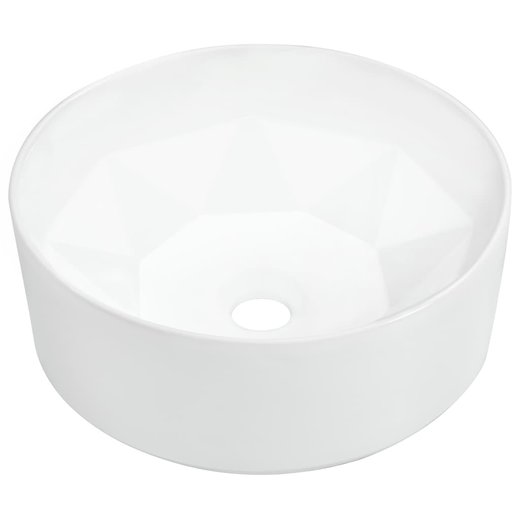 Waschbecken 36 x 14 cm Keramik Wei