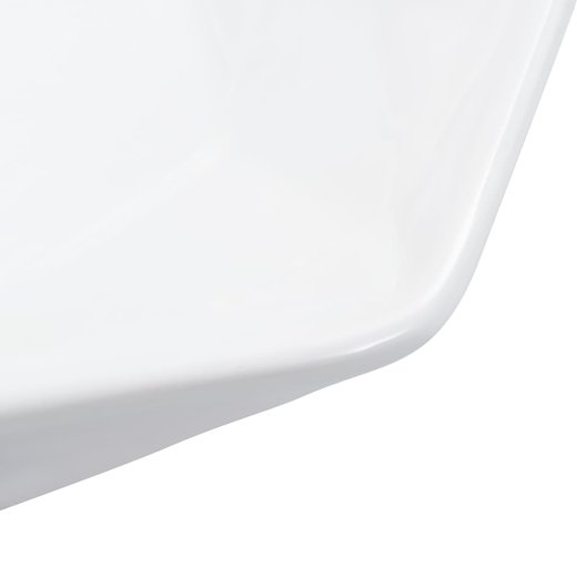 Waschbecken 41 x 36,5 x 12 cm Keramik Wei