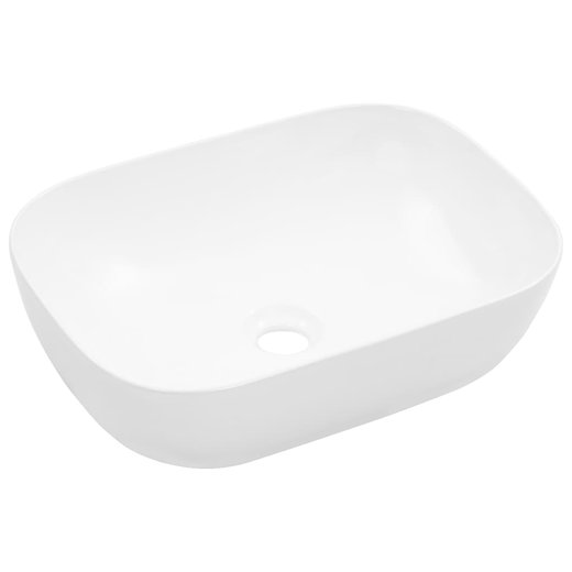 Waschbecken 45,5 x 32 x 13 cm Keramik Wei