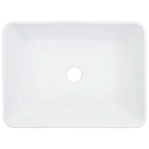 Waschbecken 40 x 30 x 13 cm Keramik Wei