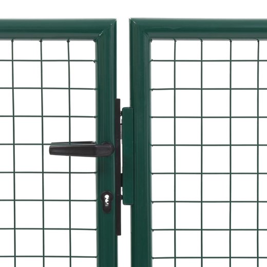 Gartentor Stahl 350 x 75 cm Grn