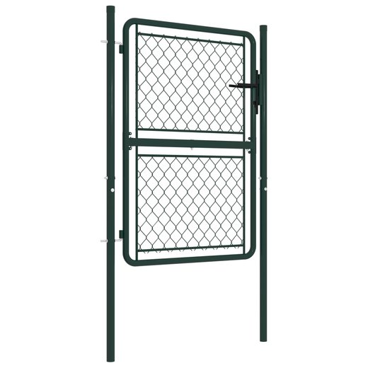 Gartentor Stahl 100125 cm Grn