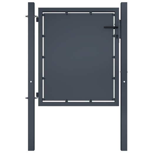 Gartentor Stahl 100100 cm Anthrazit