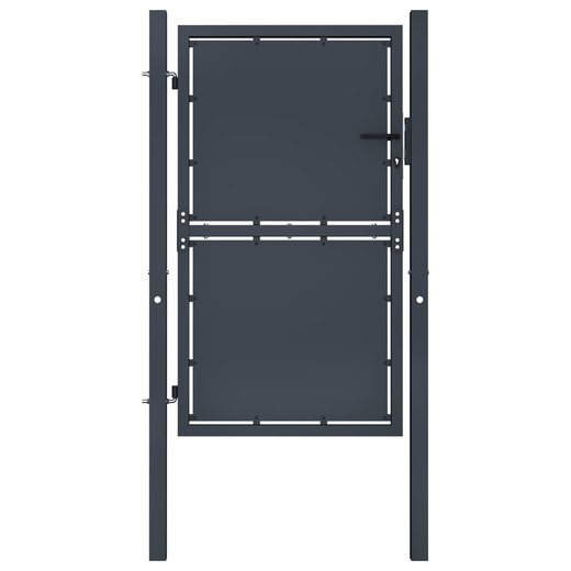 Gartentor Stahl 100125 cm Anthrazit