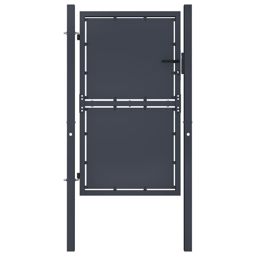 Gartentor Stahl 100175 cm Anthrazit