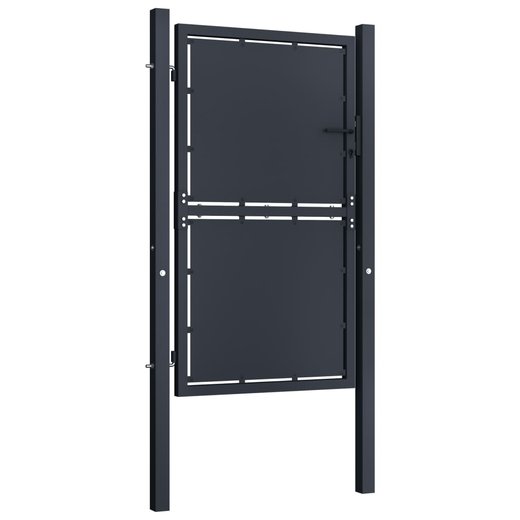 Gartentor Stahl 100175 cm Anthrazit