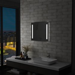Badezimmer-Wandspiegel mit LED 60 x 50 cm
