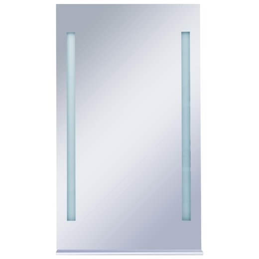 Badezimmer-LED-Wandspiegel mit Regal 60100 cm