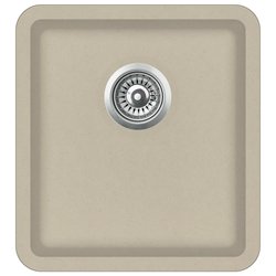 Granitsple Einzelbecken Beige