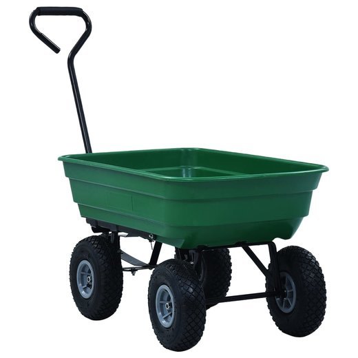 Garten-Kippwagen 300 kg 75 L Grn
