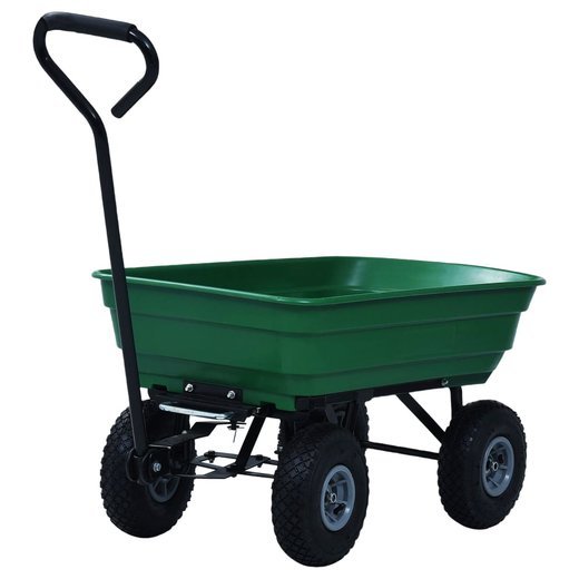 Garten-Kippwagen 300 kg 75 L Grn