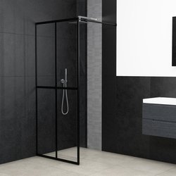 Duschwand f�r Walk-in Dusche Klares Sicherheitsglas...