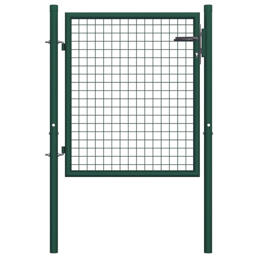 Zauntor Stahl 100 x 75 cm Grn