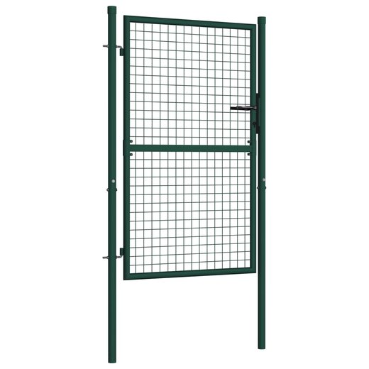 Zauntor Stahl 100 x 125 cm Grn