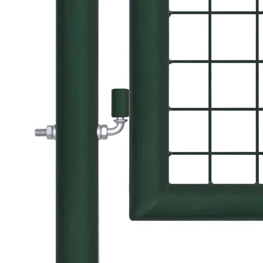 Zauntor Stahl 100 x 125 cm Grn