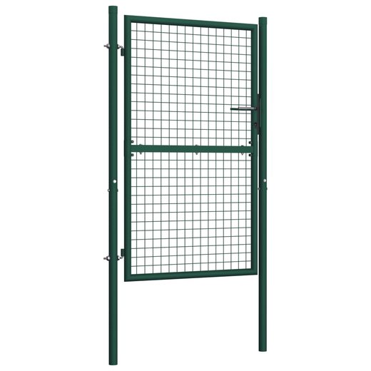 Zauntor Stahl 100x150 cm Grn