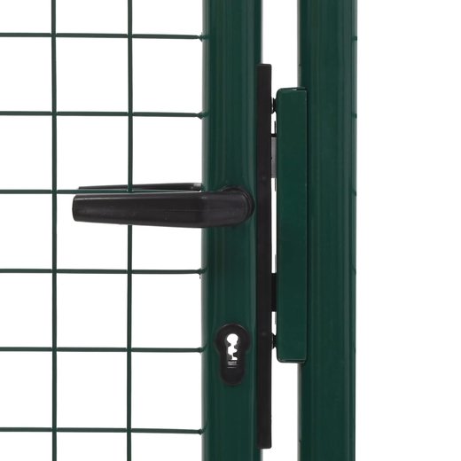 Zauntor Stahl 100x150 cm Grn