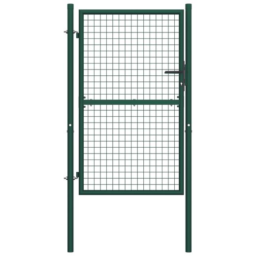 Zauntor Stahl 100x175 cm Grn