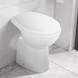 Hohe Splrandlose Toilette Soft-Close 7 cm Hher Keramik...
