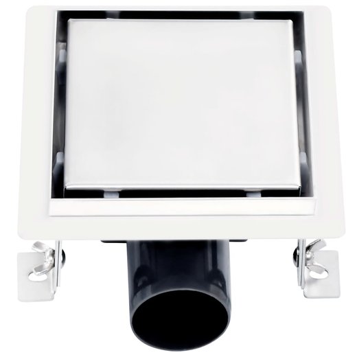 Duschablauf 2-in-1 Flacher und Flieseneinsatz-Deckel 12�12 cm