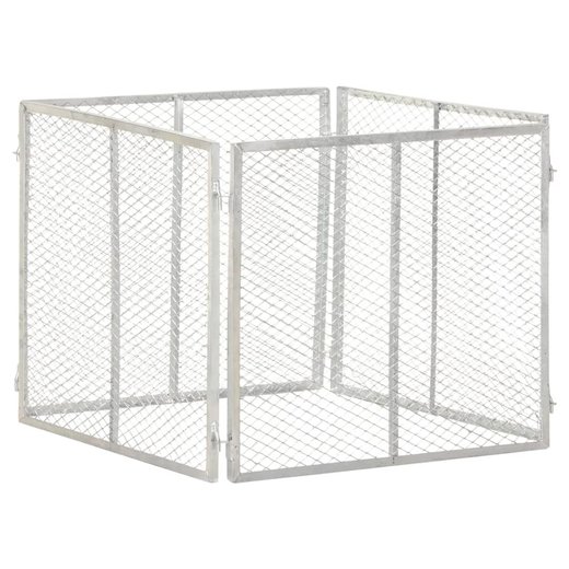 Gartenkomposter 85x85x70 cm Verzinktes Eisen
