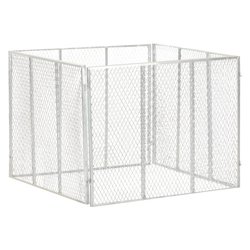 Gartenkomposter 100x100x77 cm Verzinktes Eisen