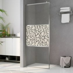 Duschwand f�r Begehbare Dusche ESG-Glas Steindesign...