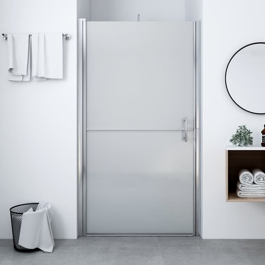 Duschtr Mattes Hartglas 100x178 cm