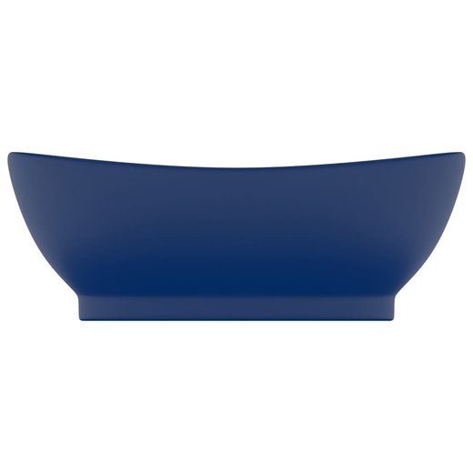 Luxus-Waschbecken berlauf Matt Dunkelblau 58,5x39cm Keramik