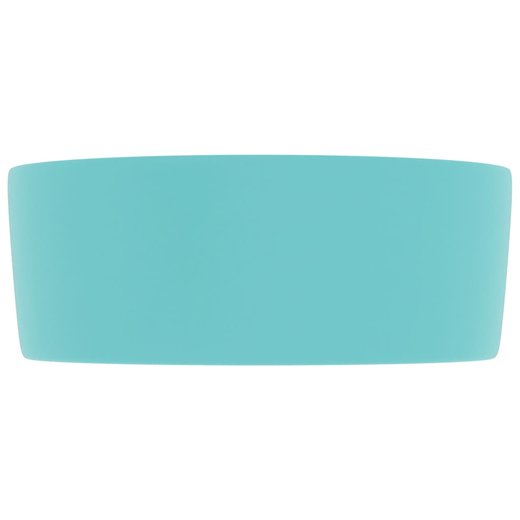 Luxurises Waschbecken Rund Matt Hellgrn 40x15 cm Keramik