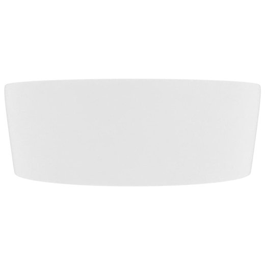Luxus-Waschbecken mit berlauf Matt-Wei 36x13 cm Keramik