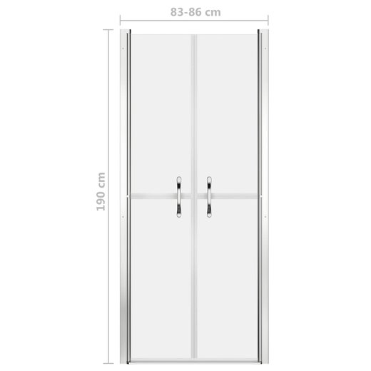Duschtr Matt ESG 86x190 cm