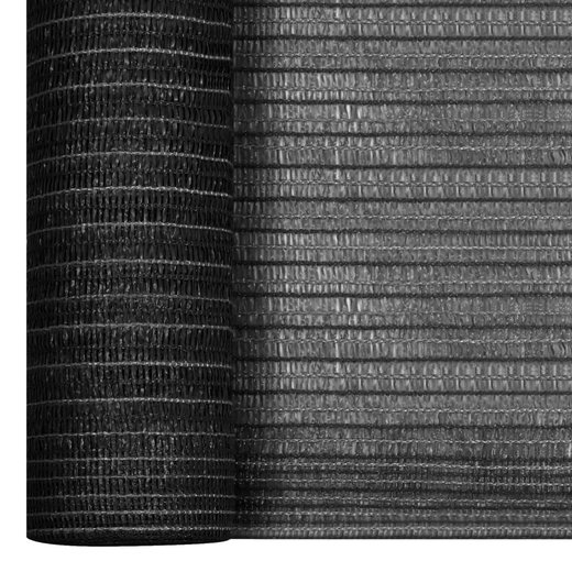 Zaunblende Anthrazit 1x50 m HDPE 135 g/m