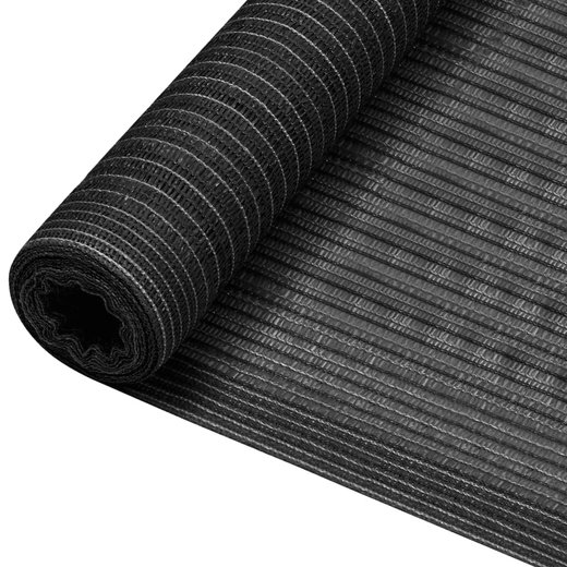 Zaunblende Anthrazit 1,5x25 m HDPE 135 g/m