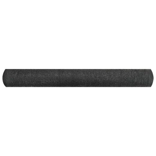 Zaunblende Schwarz 1x50 m HDPE 195 g/m