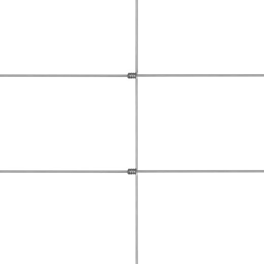 Gartenzaun Verzinkter Stahl 50 m 150 cm Silbern